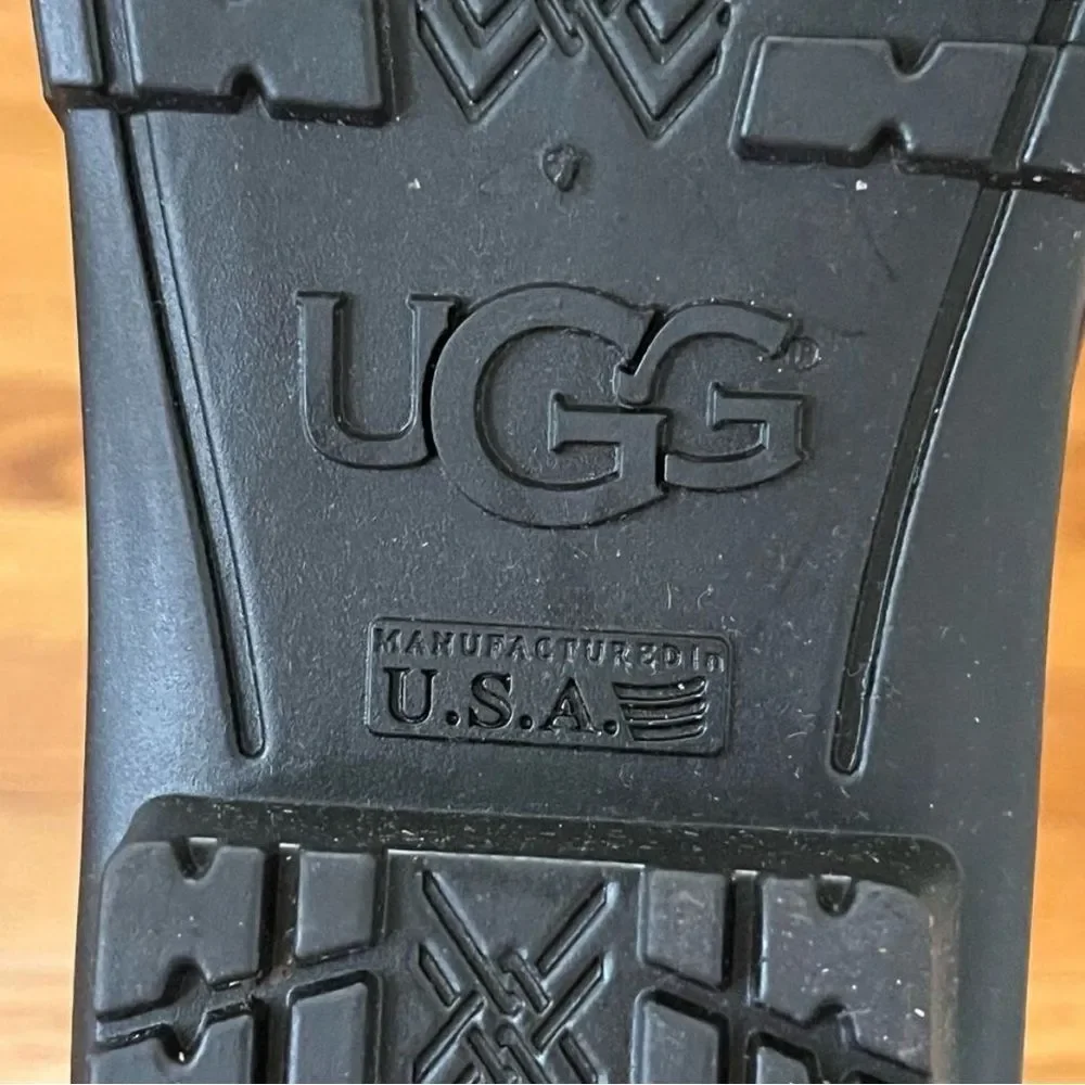 UGG Sienna Matte Blue Rain Boots Women’s 7 Waterproof Weather Core Gorpcore